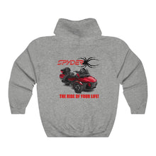 Load image into Gallery viewer, Spyder Ryders Ride of Your Life Unisex  Hooded Sweatshirt