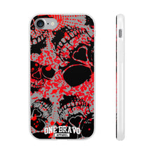 Load image into Gallery viewer, One Bravo Skull Flexi Phone Case