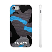 Load image into Gallery viewer, One Bravo Blue Camo Flexi Phone Case