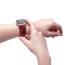 Load image into Gallery viewer, Red Digital Camo Apple Watch Band