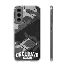 Load image into Gallery viewer, One Bravo Black Camo Flexi Phone Case