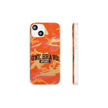Load image into Gallery viewer, One Bravo Orange Camo Flexi Phone Case