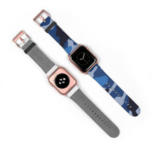 Load image into Gallery viewer, Blue Camo Apple Watch Band