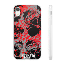 Load image into Gallery viewer, One Bravo Skull Flexi Phone Case