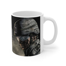 Load image into Gallery viewer, One Bravo Logo w/Soldier 11oz Coffee Mug
