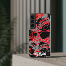 Load image into Gallery viewer, One Bravo Skull Flexi Phone Case