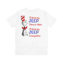 Load image into Gallery viewer, Dr. Suess Jeep Unisex Tee