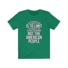 Load image into Gallery viewer, The Purpose Of The Constitution Unisex Tee