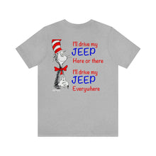 Load image into Gallery viewer, Dr. Suess Jeep Unisex Tee
