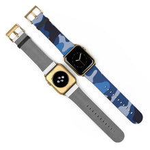 Load image into Gallery viewer, Blue Camo Apple Watch Band
