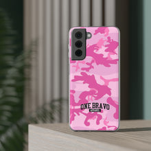 Load image into Gallery viewer, One Bravo Pink Camo Flexi Phone Case