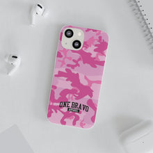 Load image into Gallery viewer, One Bravo Pink Camo Flexi Phone Case