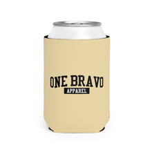 Load image into Gallery viewer, Cream Can Cooler Sleeve/ Black One Bravo Logo