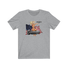 Load image into Gallery viewer, Grin'n Bare It Nose Art Unisex Tee