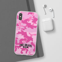 Load image into Gallery viewer, One Bravo Pink Camo Flexi Phone Case
