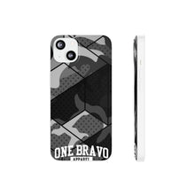 Load image into Gallery viewer, One Bravo Black Camo Flexi Phone Case