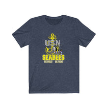 Load image into Gallery viewer, USN Seabee Unisex Tee