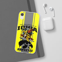 Load image into Gallery viewer, Iowa University Football Flexi Phone Case