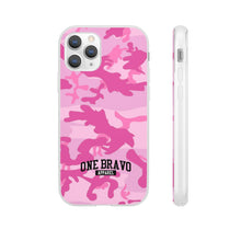 Load image into Gallery viewer, One Bravo Pink Camo Flexi Phone Case