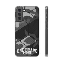 Load image into Gallery viewer, One Bravo Black Camo Flexi Phone Case