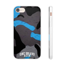 Load image into Gallery viewer, One Bravo Blue Camo Flexi Phone Case