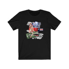 Load image into Gallery viewer, Bombs Away Nose Art Unisex Tee