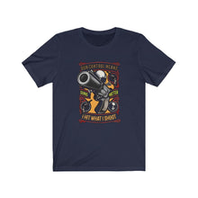 Load image into Gallery viewer, I Hit What I Shoot Unisex Tee