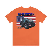 Load image into Gallery viewer, Jeep American Flag Unisex Tee