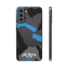 Load image into Gallery viewer, One Bravo Blue Camo Flexi Phone Case
