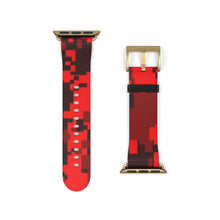 Load image into Gallery viewer, Red Digital Camo Apple Watch Band