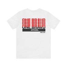 Load image into Gallery viewer, One Bravo Stacked Logo Unisex Tee