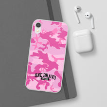 Load image into Gallery viewer, One Bravo Pink Camo Flexi Phone Case