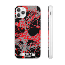 Load image into Gallery viewer, One Bravo Skull Flexi Phone Case