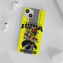 Load image into Gallery viewer, Iowa University Football Flexi Phone Case