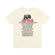 Load image into Gallery viewer, Jeep Rules Unisex Tee