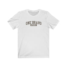 Load image into Gallery viewer, Gray One Bravo Logo Unisex Tee