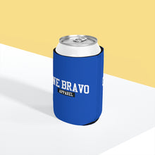 Load image into Gallery viewer, Blue Can Cooler Sleeve/ White One Bravo Logo