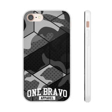 Load image into Gallery viewer, One Bravo Black Camo Flexi Phone Case
