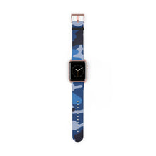 Load image into Gallery viewer, Blue Camo Apple Watch Band