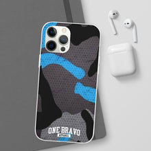 Load image into Gallery viewer, One Bravo Blue Camo Flexi Phone Case
