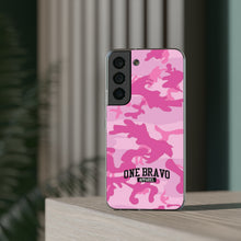 Load image into Gallery viewer, One Bravo Pink Camo Flexi Phone Case