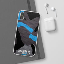 Load image into Gallery viewer, One Bravo Blue Camo Flexi Phone Case