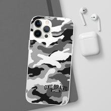 Load image into Gallery viewer, One Bravo Snow Camo Flexi Phone Case