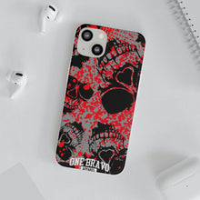 Load image into Gallery viewer, One Bravo Skull Flexi Phone Case
