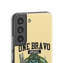 Load image into Gallery viewer, One Bravo Skeleton Middle Finger Flexi Phone Case
