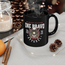 Load image into Gallery viewer, One Bravo Limited Edition #6 Ceramic Black Mug