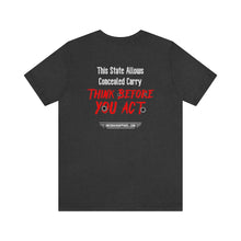 Load image into Gallery viewer, Concealed Carry Unisex Tee