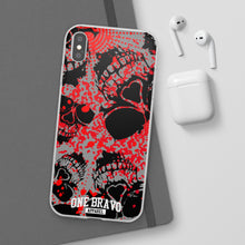 Load image into Gallery viewer, One Bravo Skull Flexi Phone Case