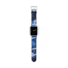 Load image into Gallery viewer, Blue Camo Apple Watch Band