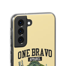 Load image into Gallery viewer, One Bravo Skeleton Middle Finger Flexi Phone Case